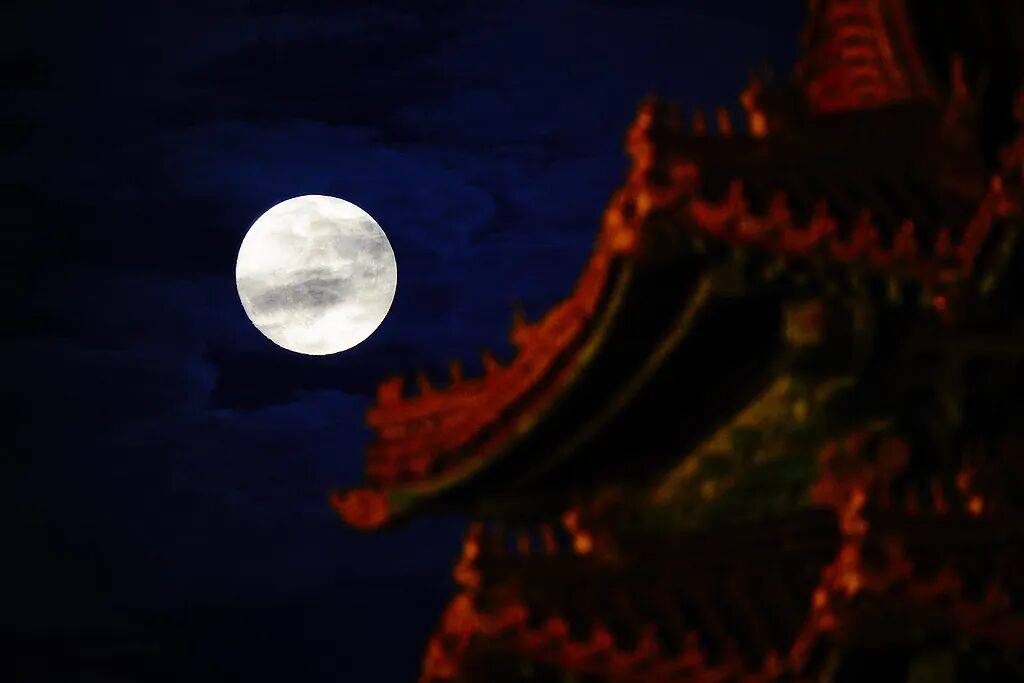 中秋的月亮太出片了！
