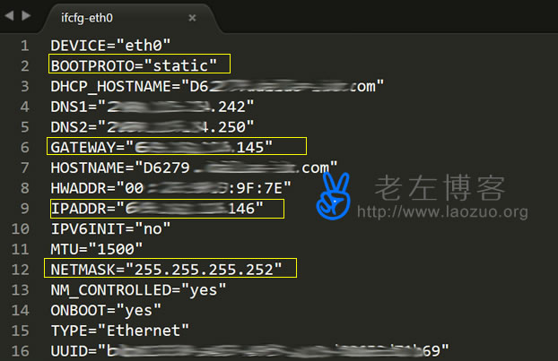 eth0配置文件(eth0配置文件详解)